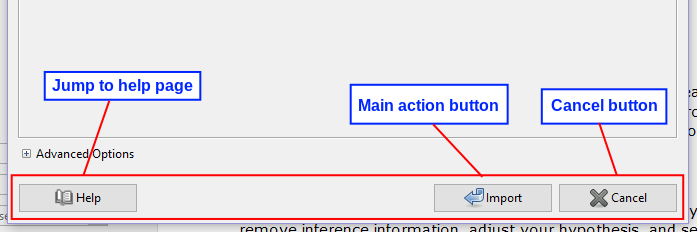Consistent button ordering across windows